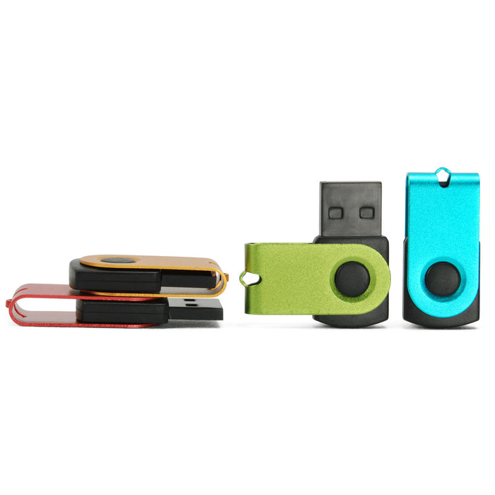 VTU064 - USB2.0 UDP Thumb Drive - Mini Twister Swivel USB Stick